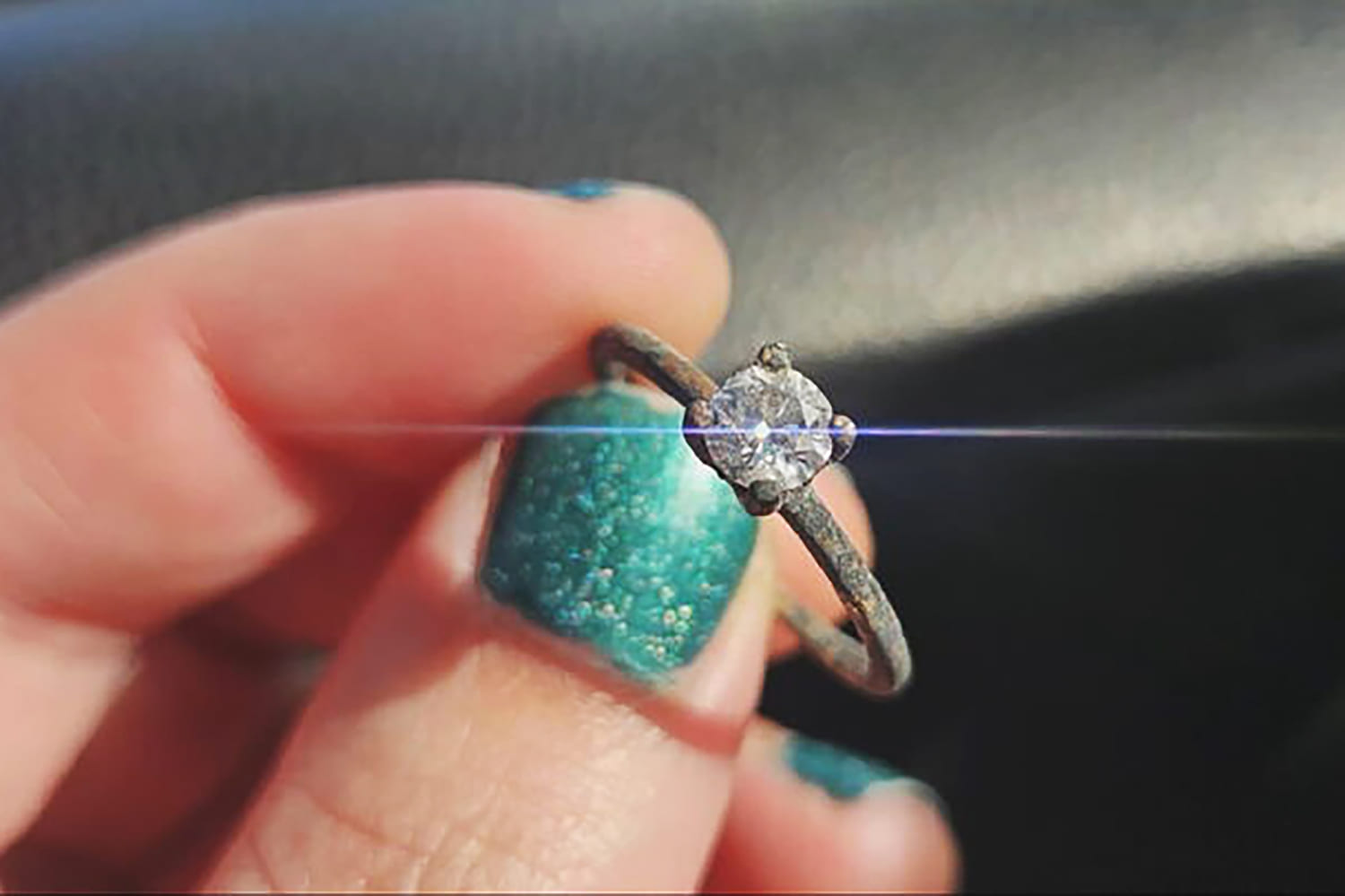 Altadena couple finds engagement ring in rubble of where their home once was