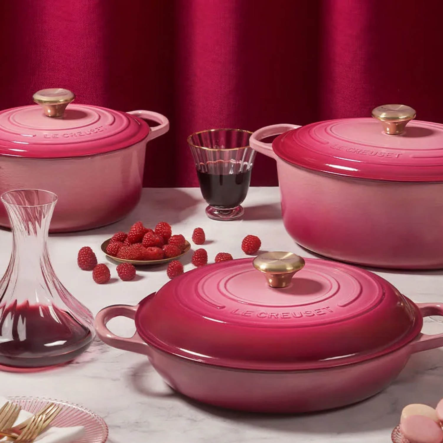 Le Creuset just brought back its iconic berry color — here's everything you need to know