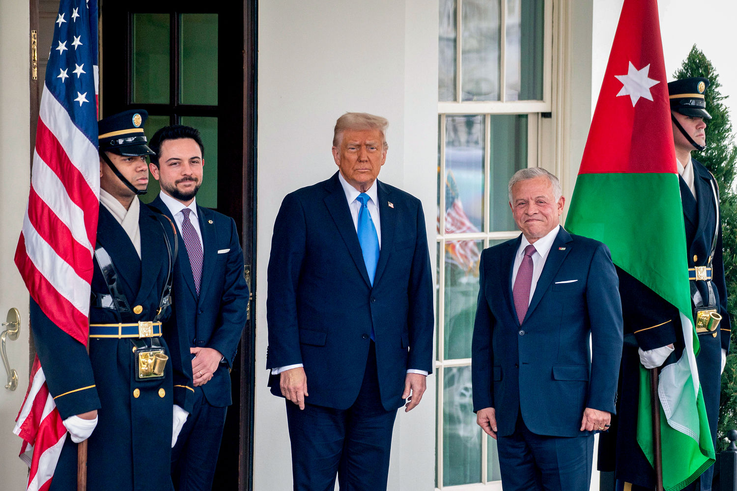 Meeting with Trump, Jordan's king offers to take in thousands of Palestinian children