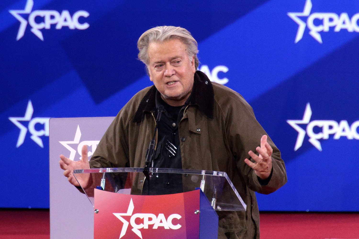 French far-right leader cancels CPAC speech, calling out Steve Bannon's 'Nazi ideology' hand gesture