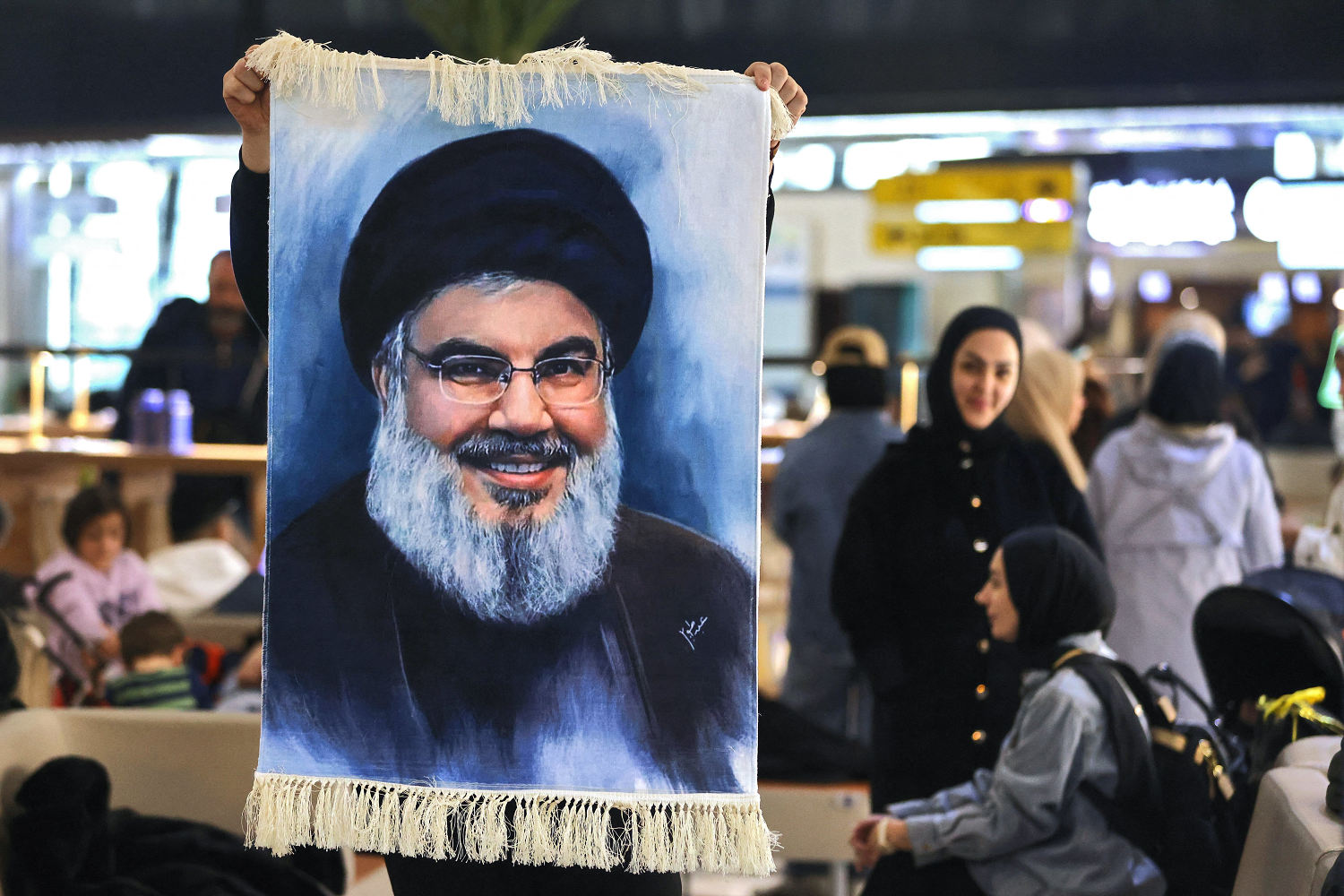 Tens of thousands mourn Hezbollah leader Nasrallah in mass funeral in Lebanon