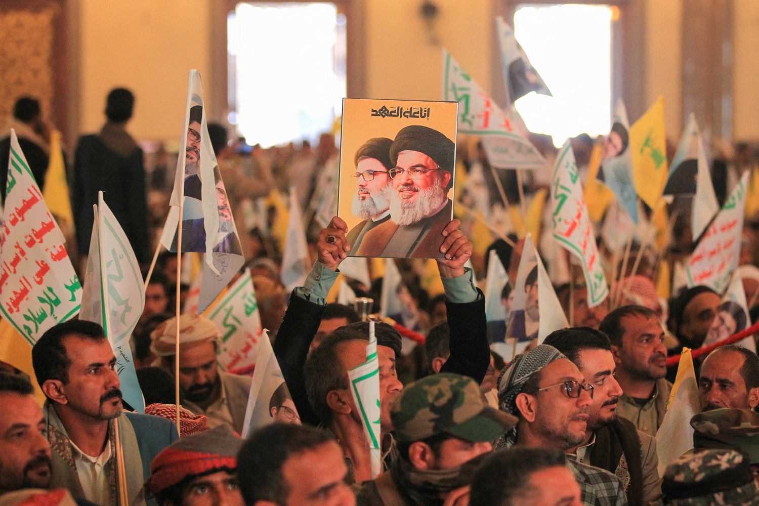 Tens of thousands mourn Hezbollah leader Nasrallah in mass funeral in Lebanon