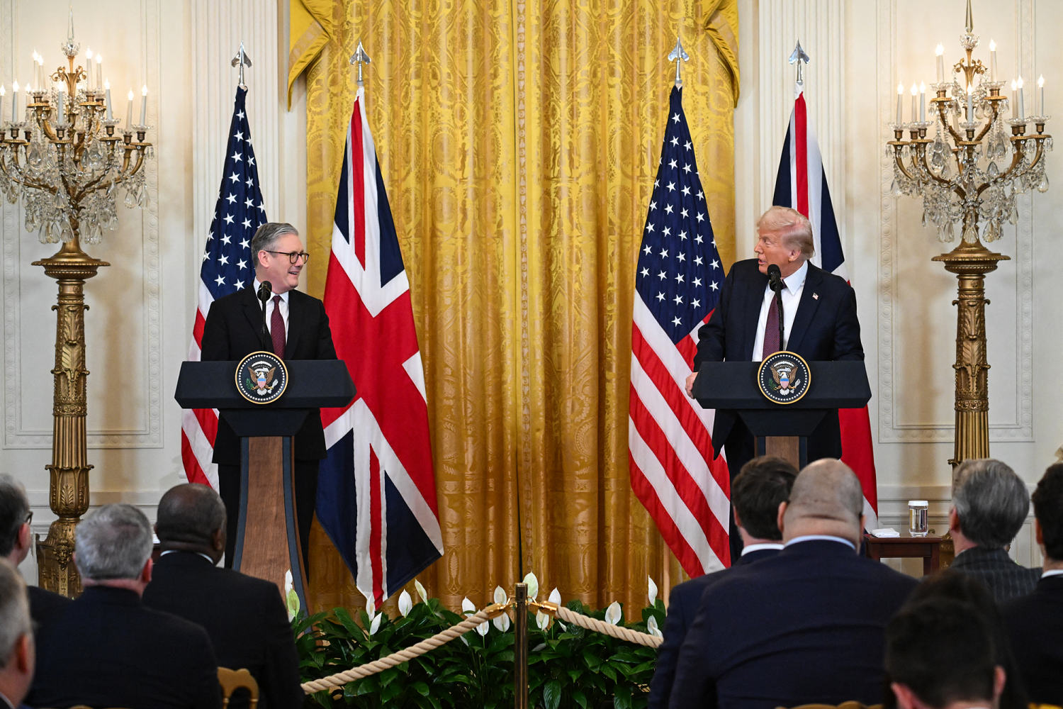 Trump hosts British PM Keir Starmer at the White House