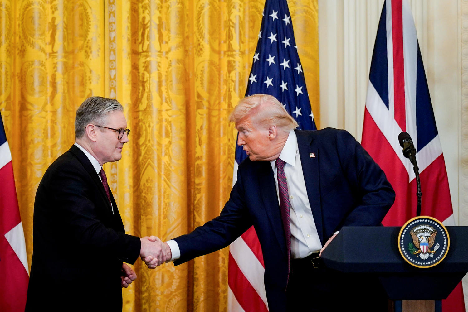 Trump hosts British PM Keir Starmer at the White House