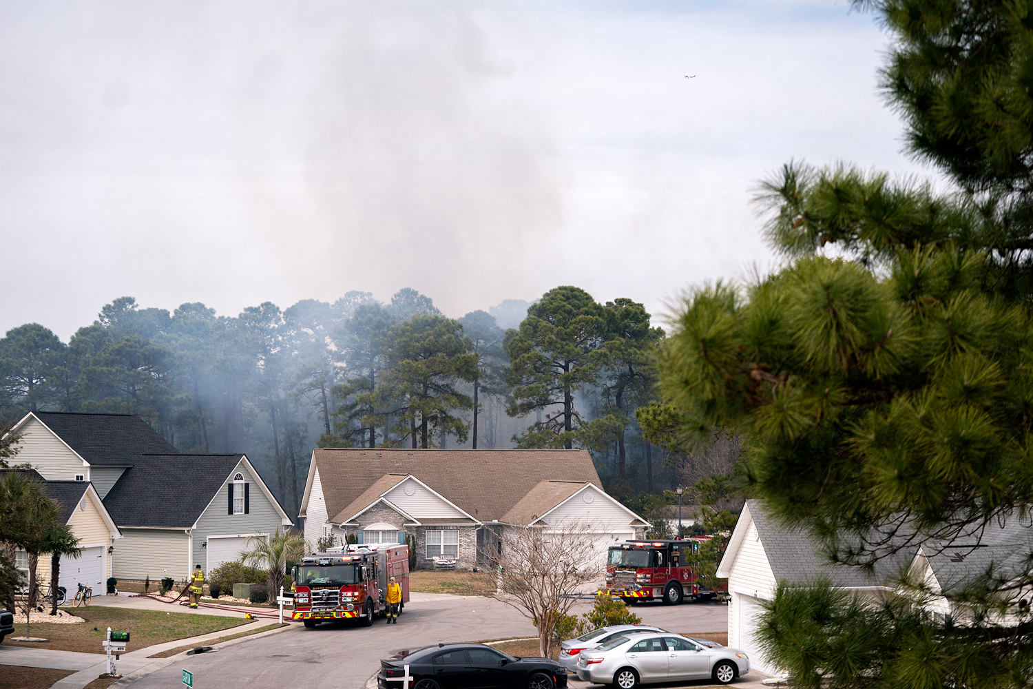 Carolinas await rain as firefighters gain upper hand on fires