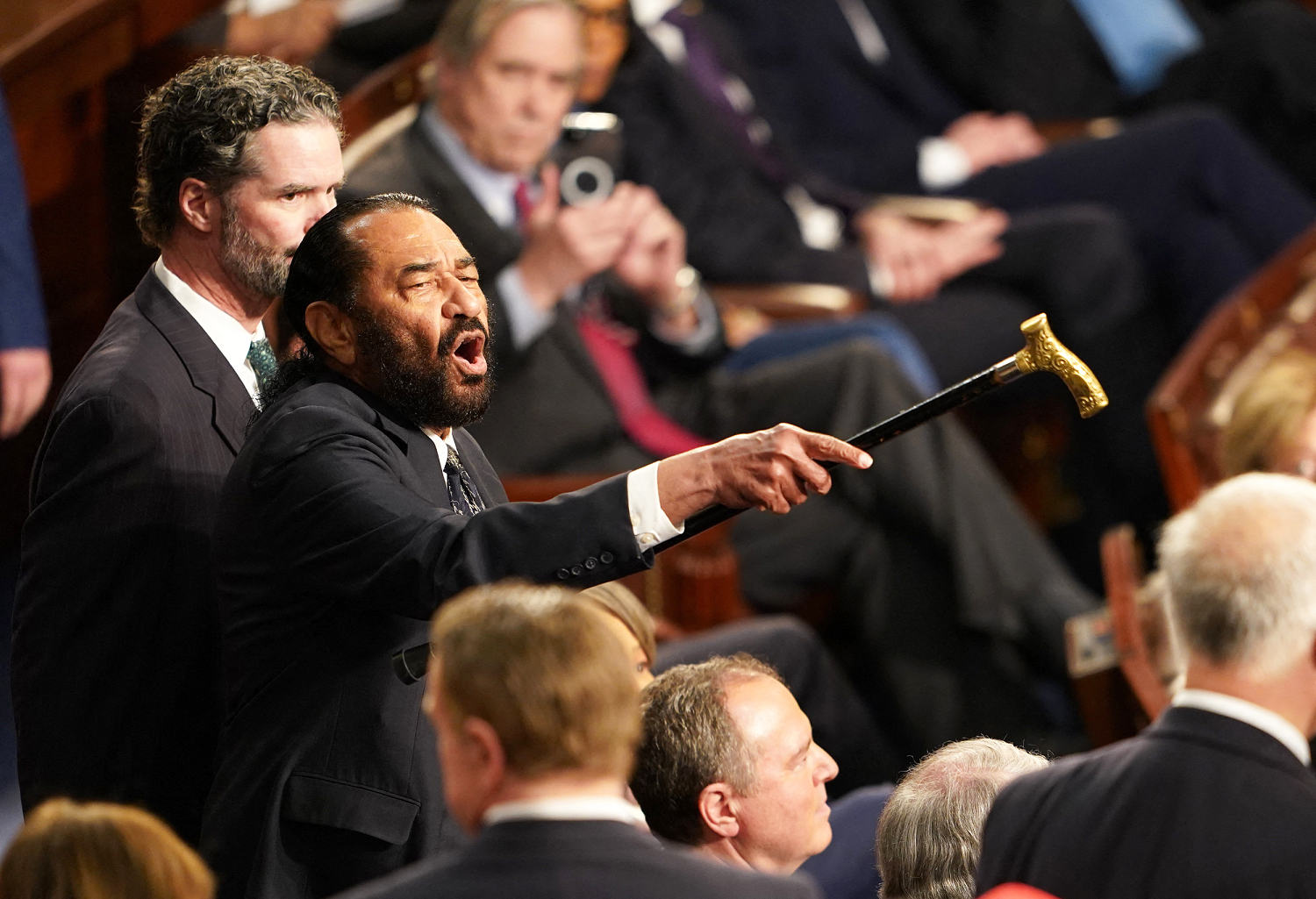 House Republicans tee up vote to censure Rep. Al Green for disrupting Trump's speech