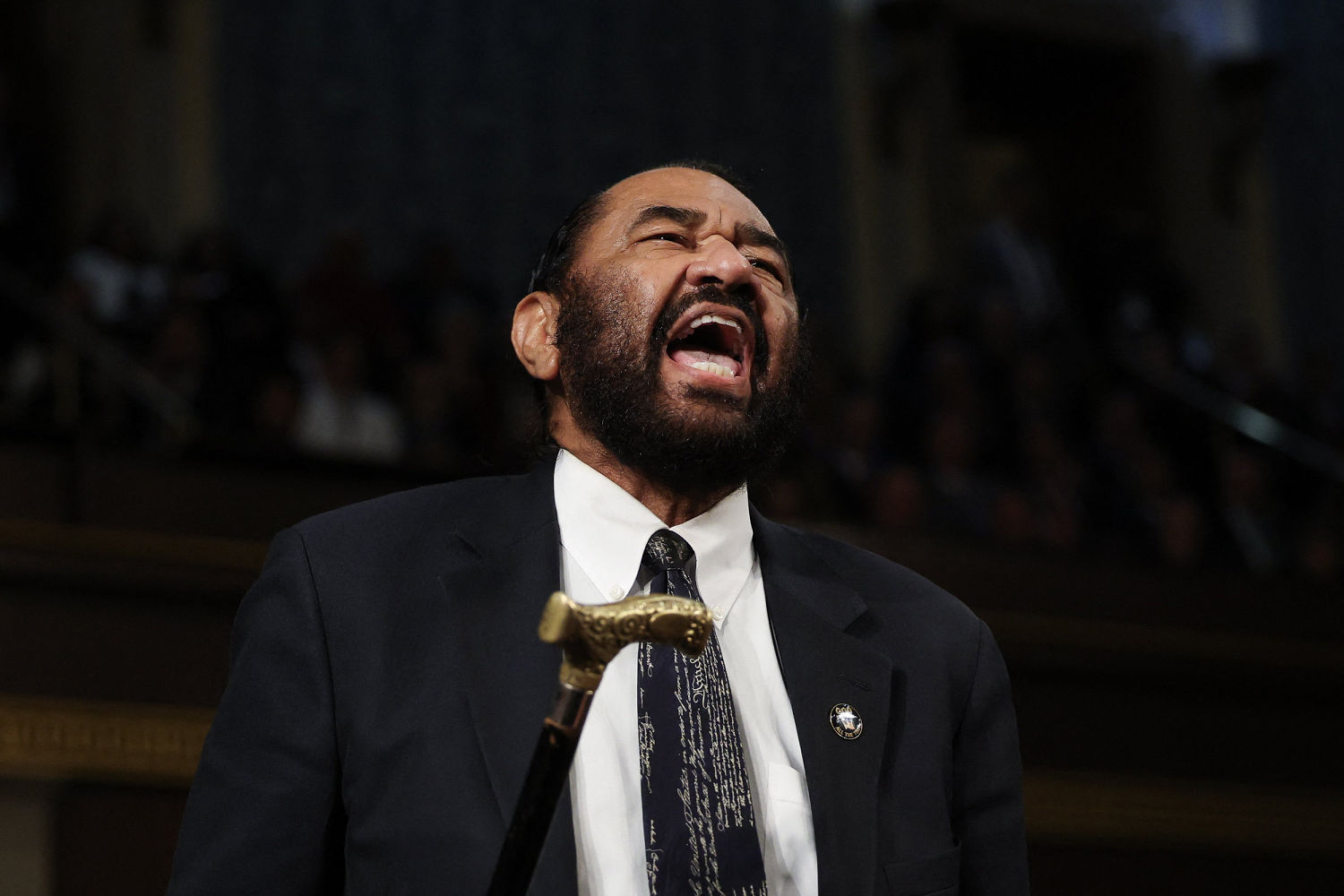 Democratic Rep. Al Green removed after disrupting Trump's speech