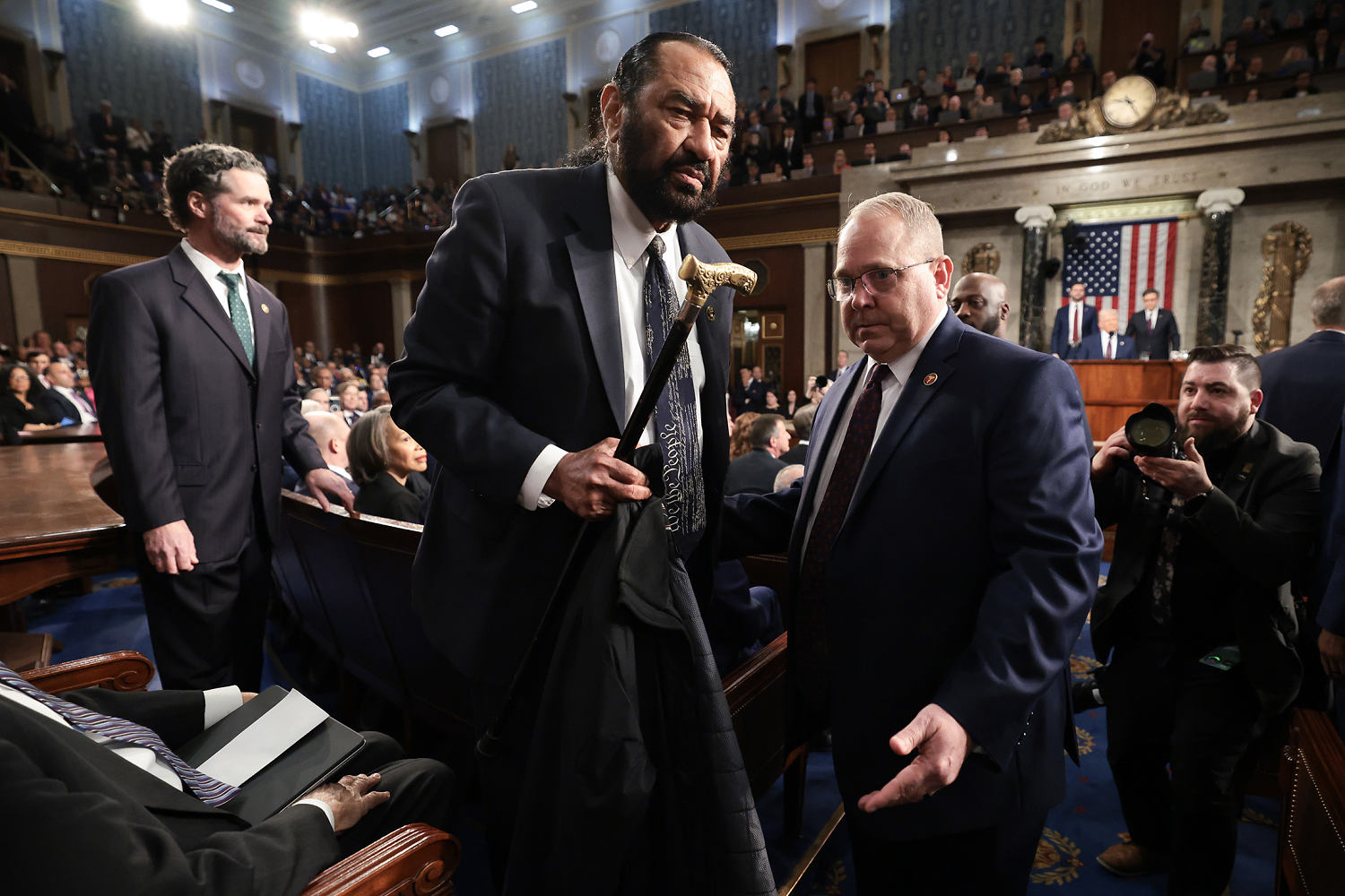 House votes to censure Rep. Al Green for disrupting Trump's speech to Congress