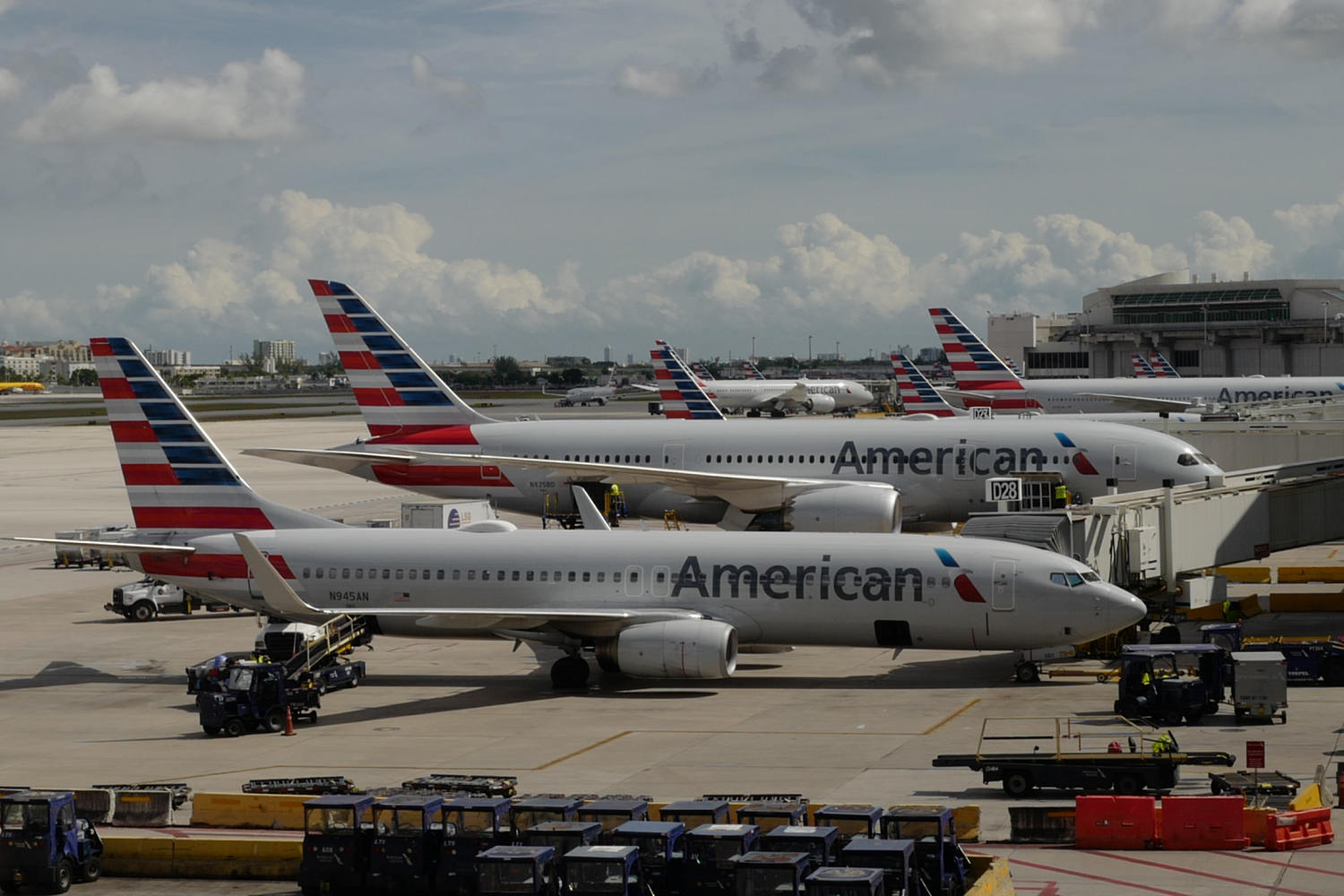 Couple allegedly tried to force their way onto American Airlines flight after missing boarding