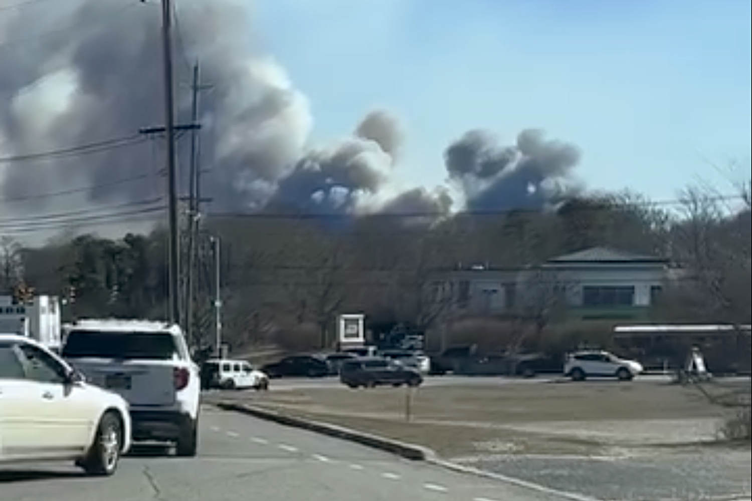 Brush fires erupt in New York amid strong winds