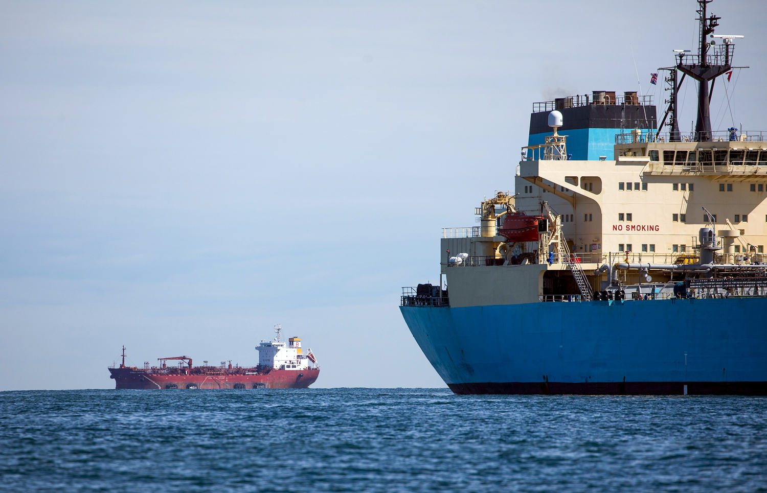 Oil tanker and cargo vessel collide in the North Sea off English coast