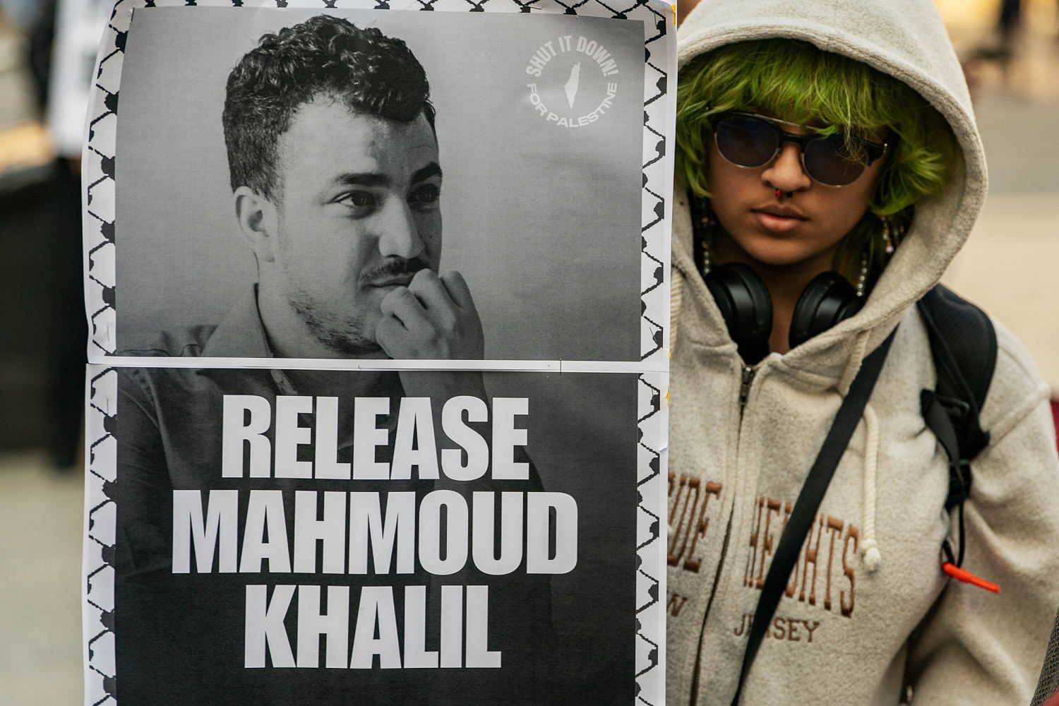 Protesters demand release of Palestinian activist Mahmoud Khalil as judge blocks deportation