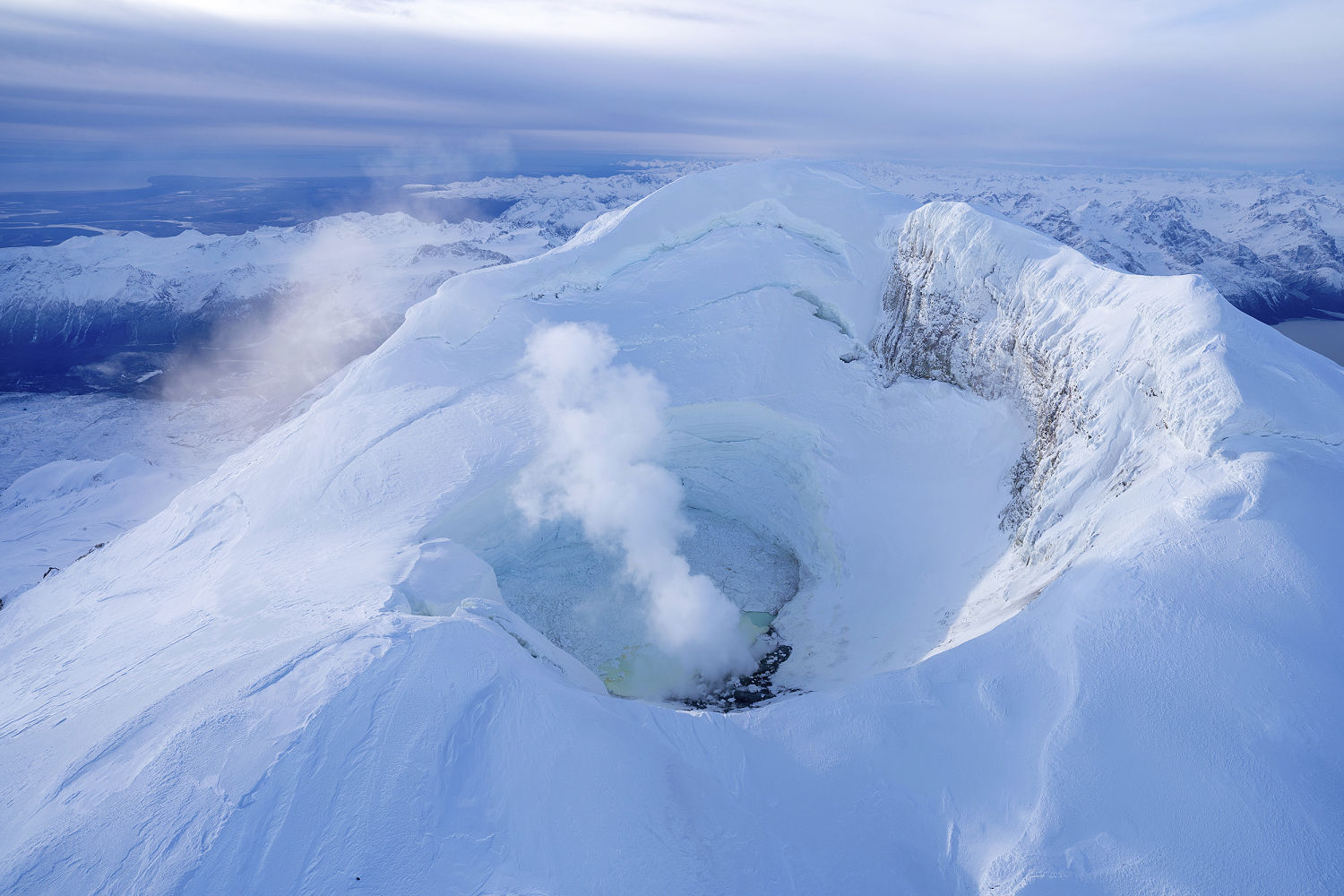 A volcano near Alaska’s largest city could erupt in coming weeks or months, scientists say