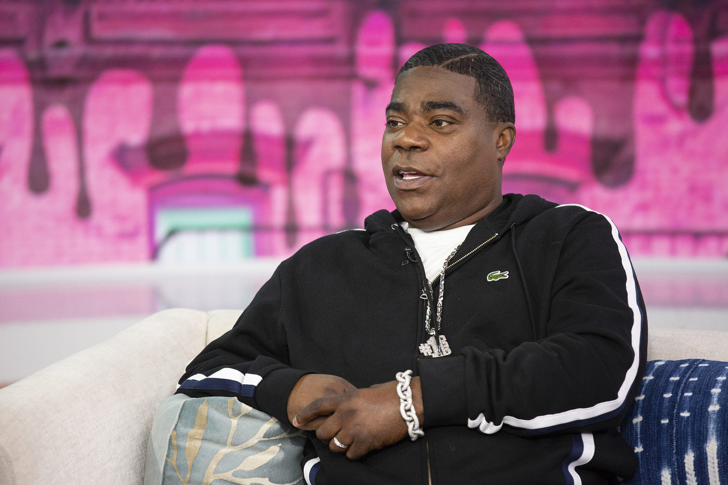 Tracy Morgan wheeled away from Knicks game after seemingly falling ill