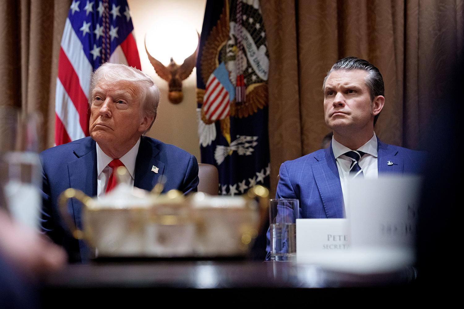 Trump and Defense Secretary Pete Hegseth to give Oval Office remarks