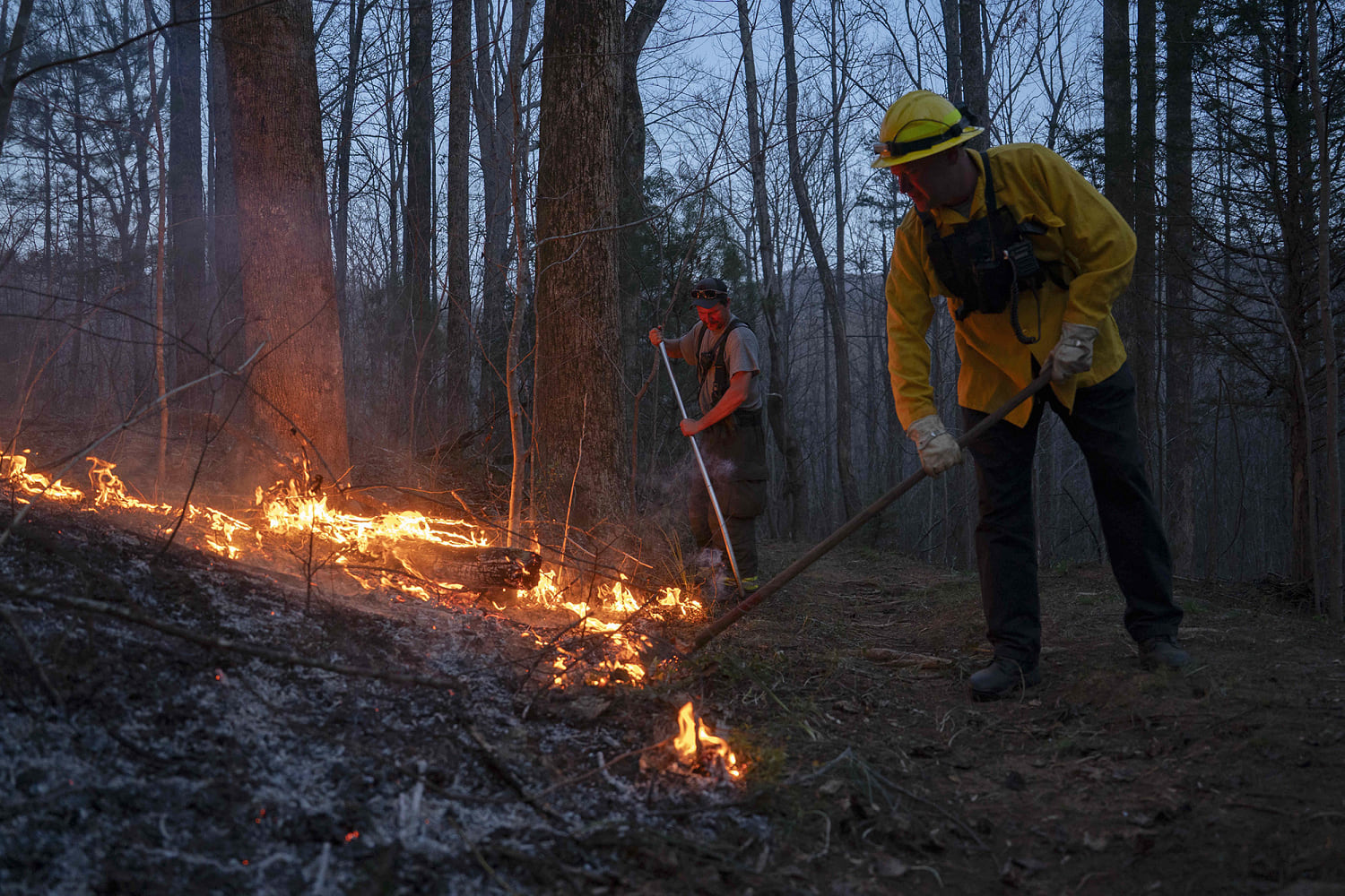 Wildfires continue to scorch Carolinas, burning homes and forcing evacuations