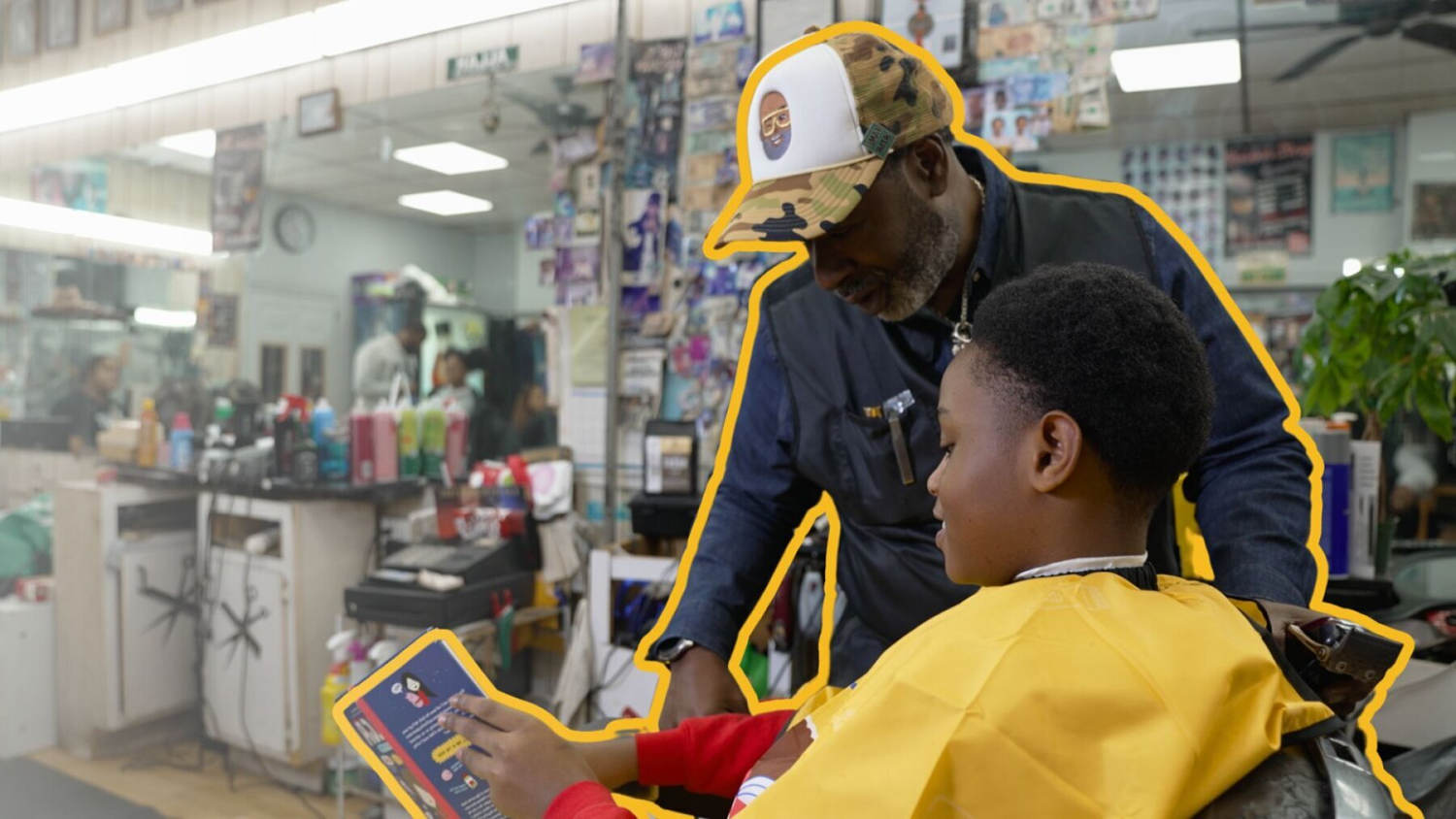 The Black barbershops are helping boys fall in love with reading