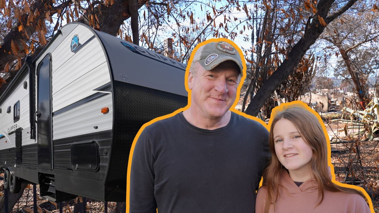 The father and daughter duo giving free RVs to wildfire survivors