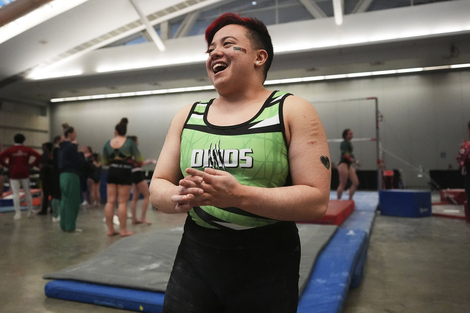 Trans athletes are under more scrutiny than ever. Some have found a safe space in gymnastics