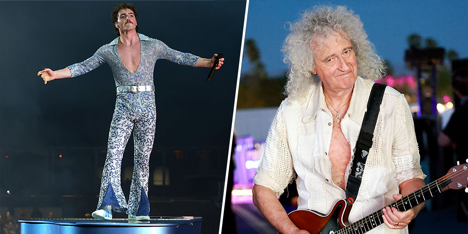 Queen guitarist Brian May hits Coachella stage with Benson Boone after ‘minor stroke’