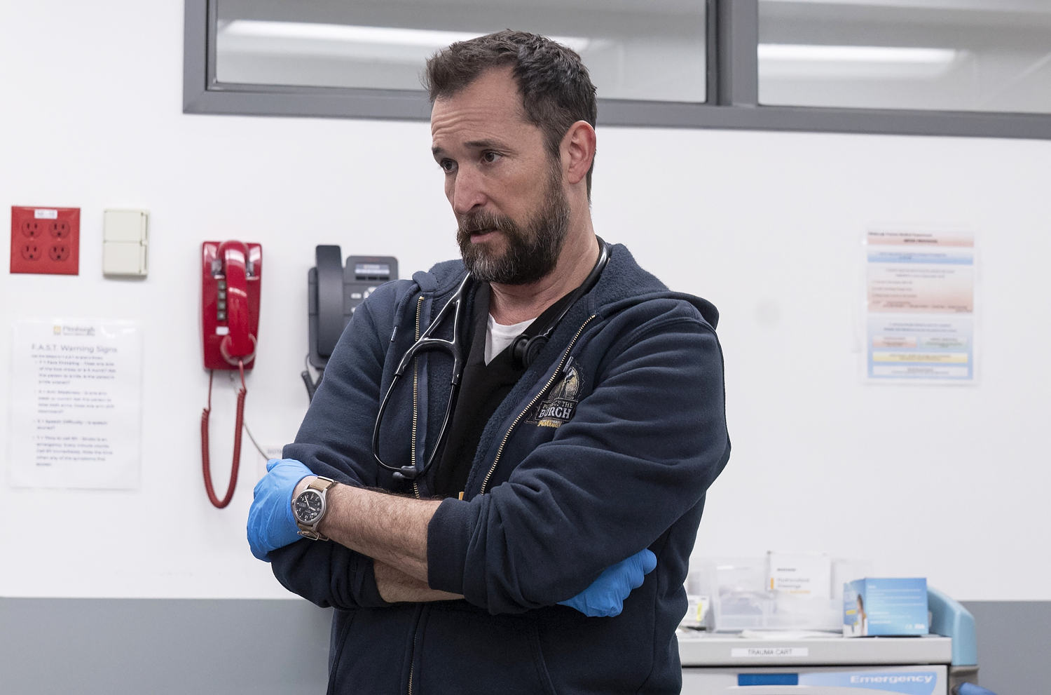 Noah Wyle responds to claim 'The Pitt' is an 'ER' reboot