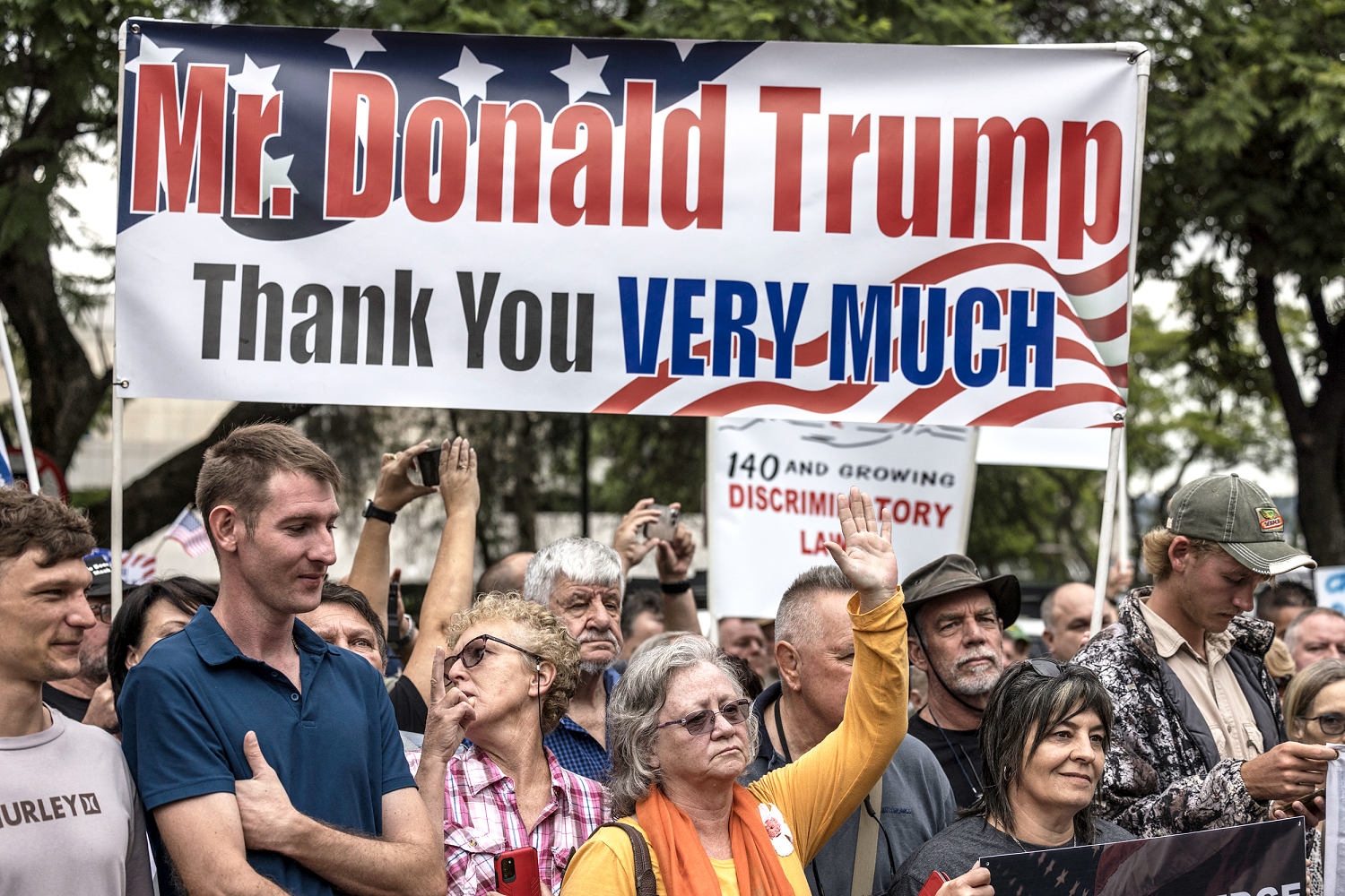 The Trump administration is chartering a plane to bring the first white South Africans to the U.S. as refugees