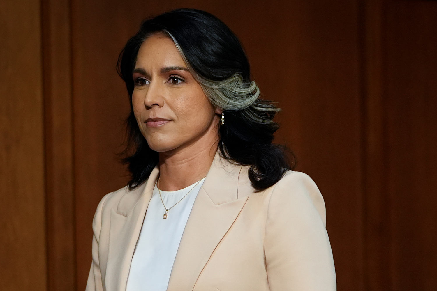 Under pressure, Tulsi Gabbard claims she and Trump are somehow ‘on the same page’