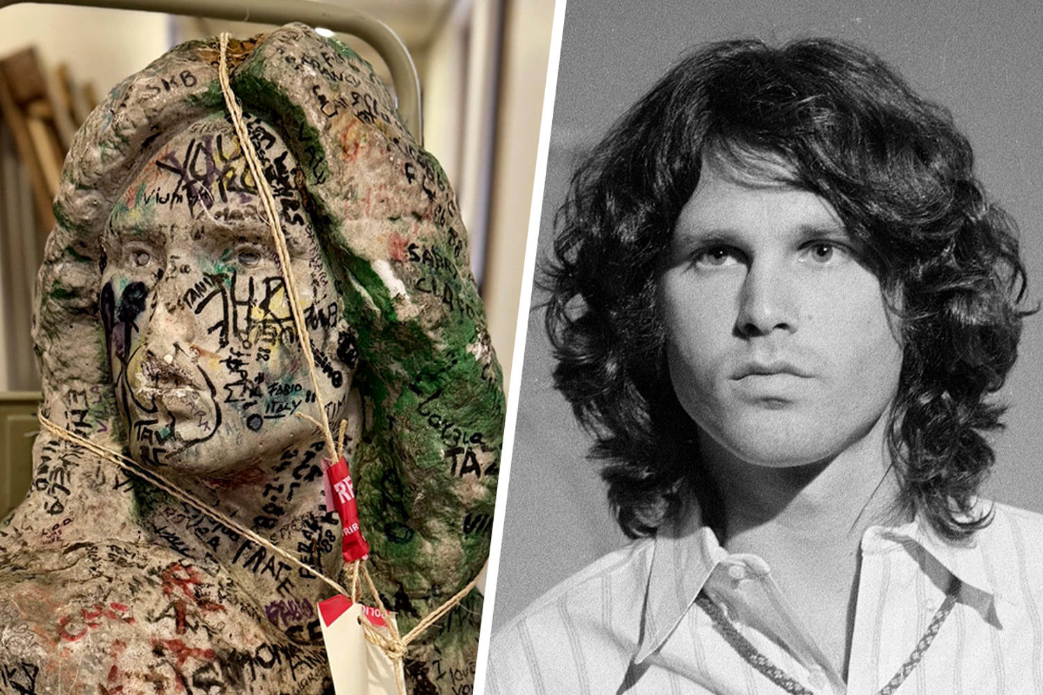 Long-lost bust of legendary Doors frontman Jim Morrison found by chance