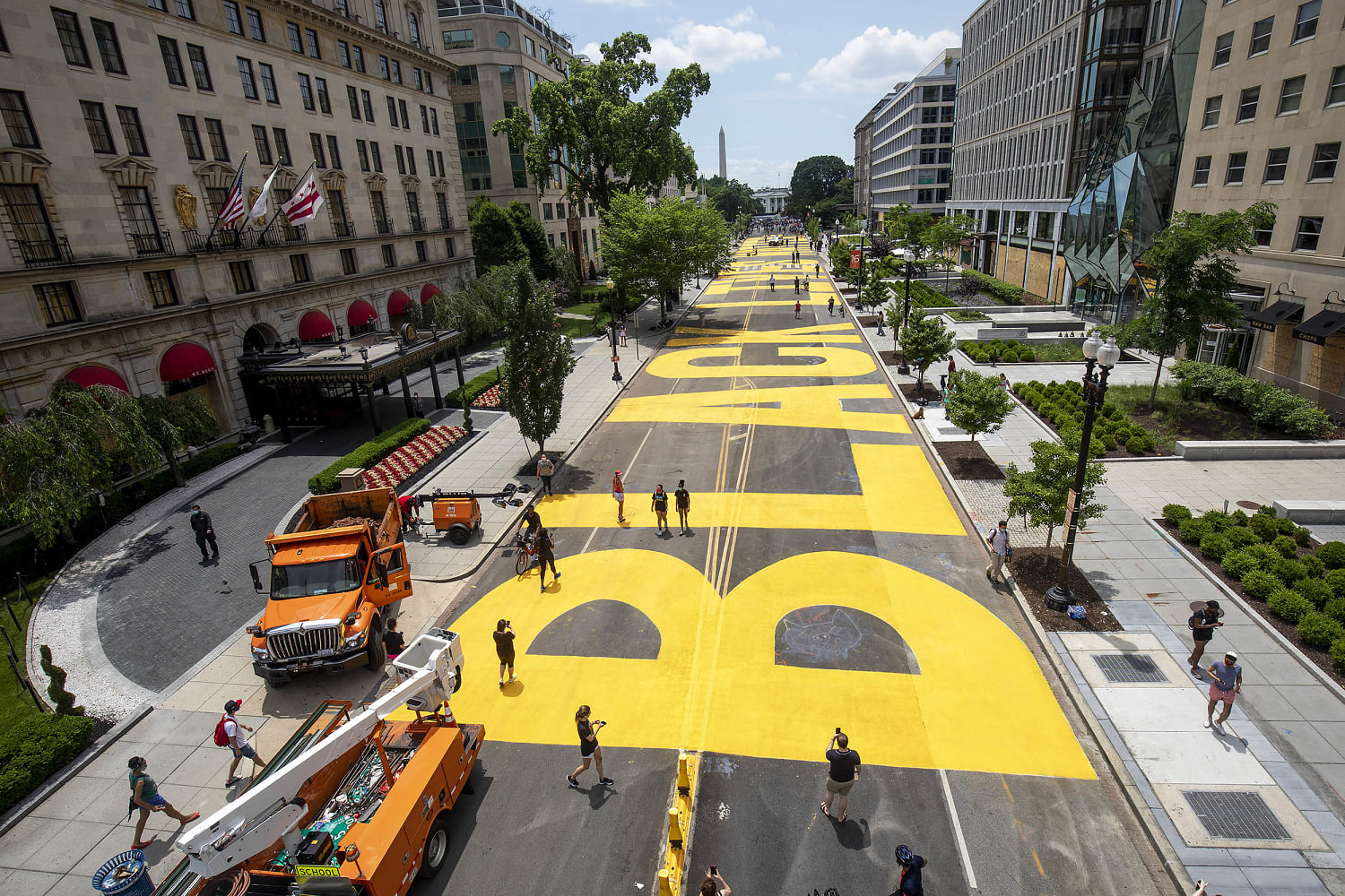 Black Lives Matter street murals stand as an enduring reminder of protests against racism