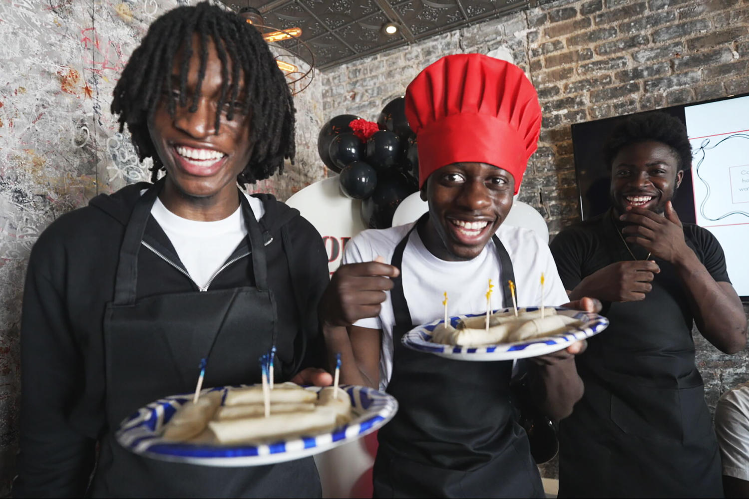 A group of New York City college students is going viral for spreading 'Black Boy Joy'