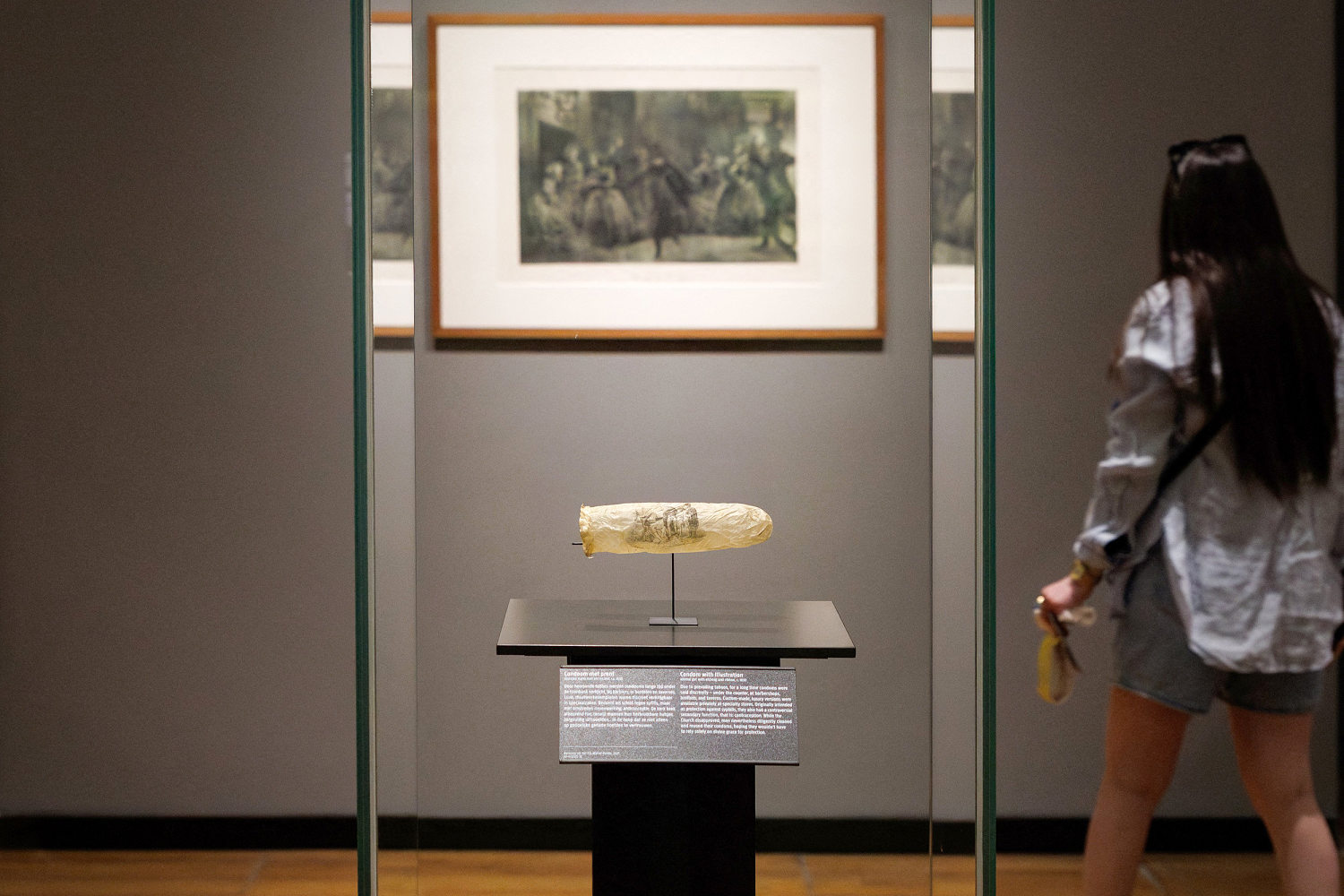 200-year-old condom featuring erotic art goes on display in Amsterdam museum