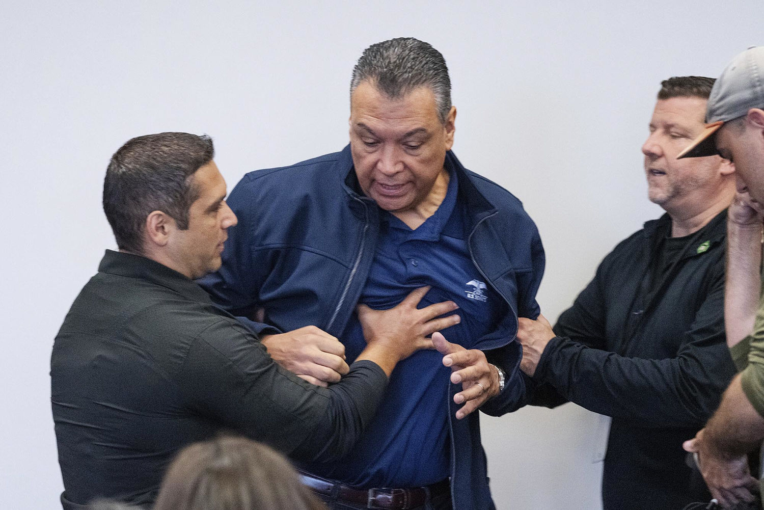 Sen. Alex Padilla disputes Trump administration's account of incident that led to federal agents handcuffing him
