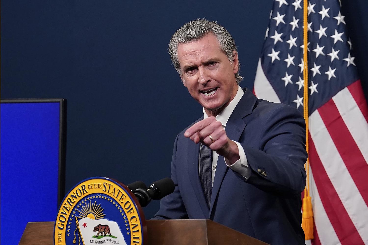 Gavin Newsom has landed on a real strategy for resisting Trump