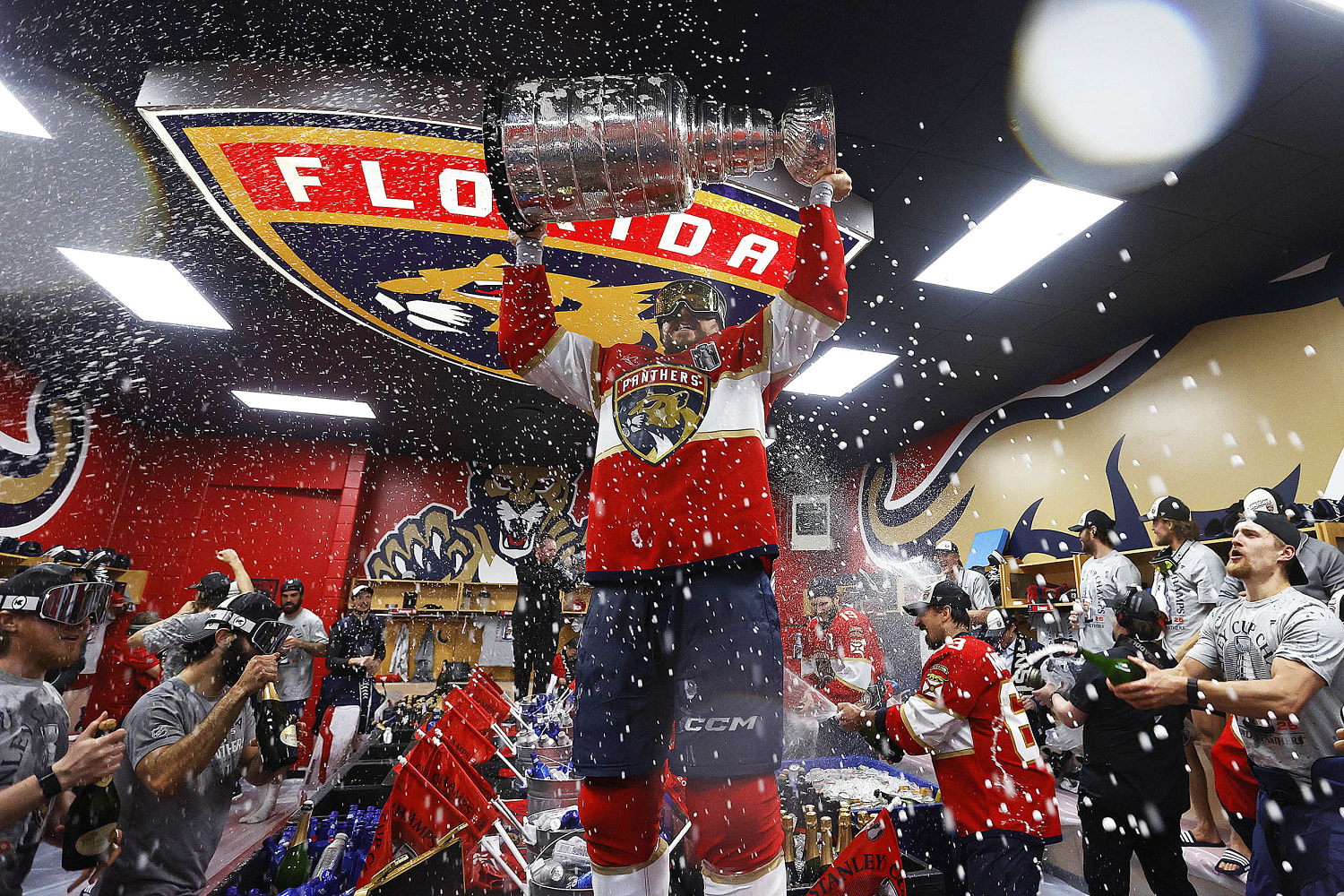 The Stanley Cup was damaged during Florida Panthers' celebration of their title