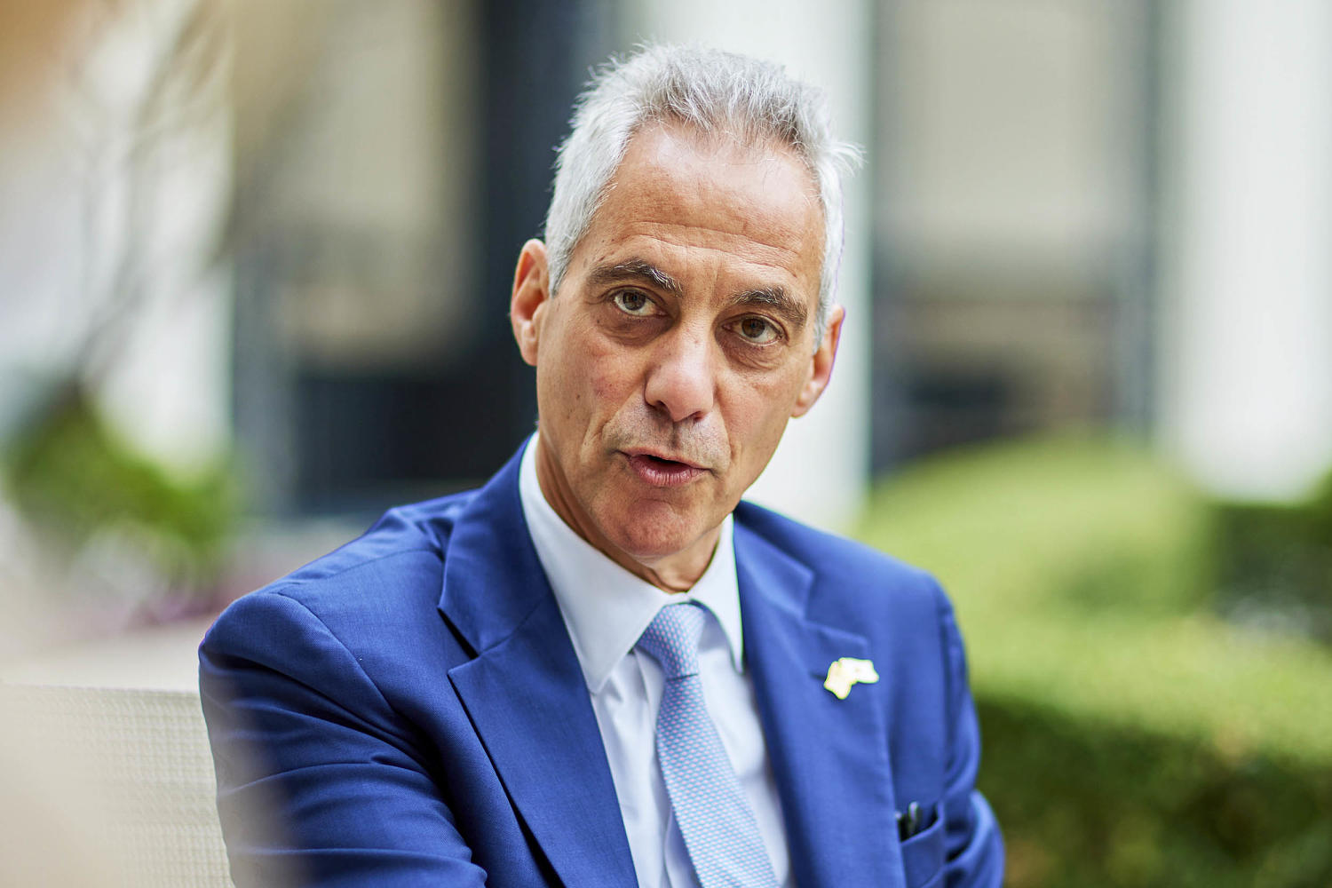 Rahm Emanuel confronts 'awkward' prospect of facing a home-state rival in the 2028 presidential race