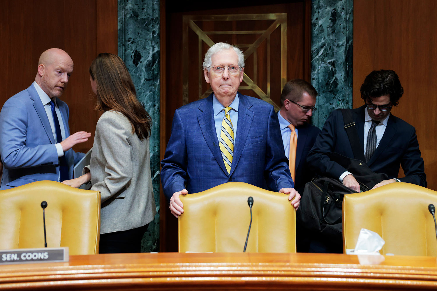 Mitch McConnell just coined an infuriating new tagline for Medicaid cuts