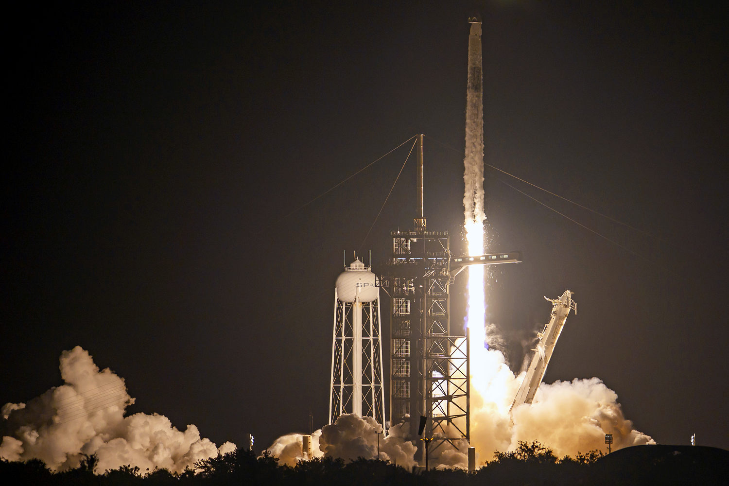 Astronauts from India, Poland and Hungary blast off on a privately funded trip to the space station