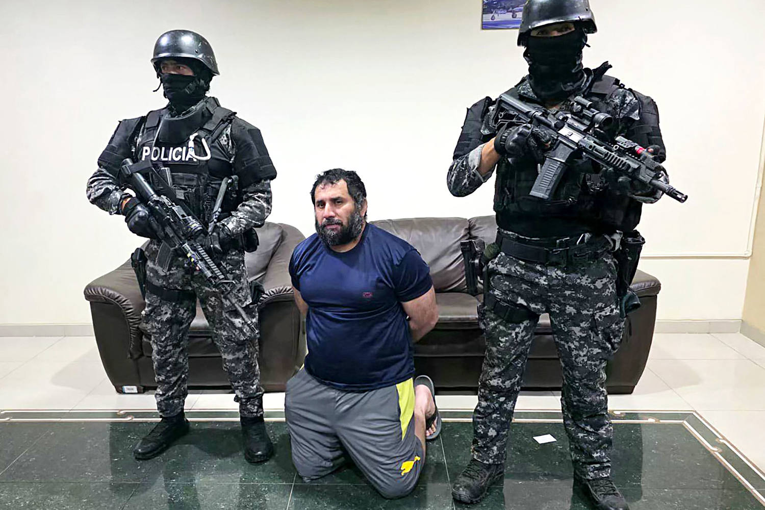 Ecuador recaptures gang leader wanted in the U.S. more than a year after his prison escape