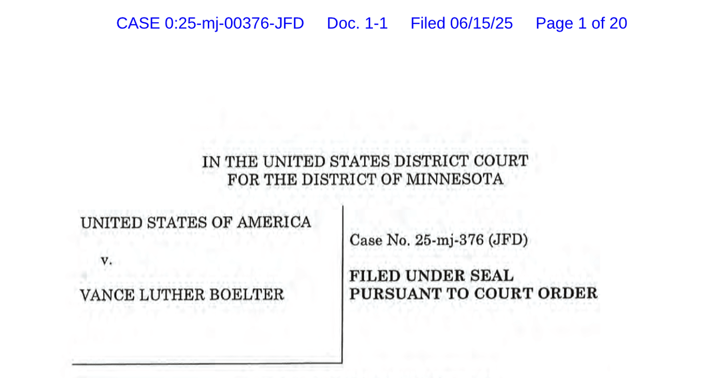 Federal affidavit reveals new details about Minnesota shootings plot