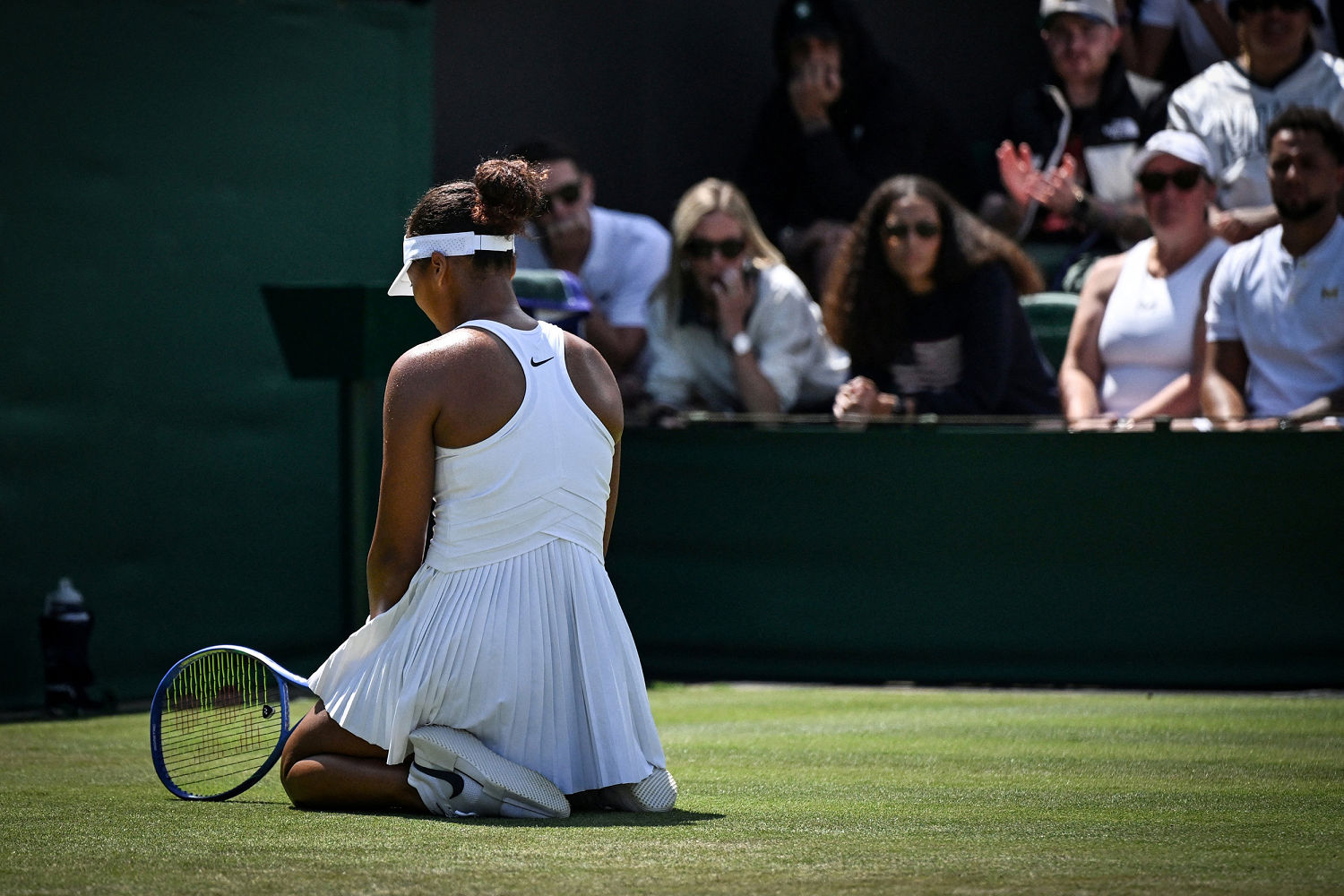 Naomi Osaka reacts to viral clip of her harsh comments about her Wimbledon defeat