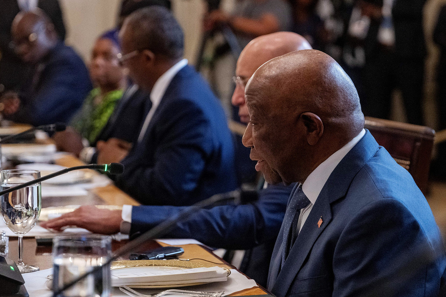 Liberians confused and angry after Trump's praise for president's 'beautiful English'