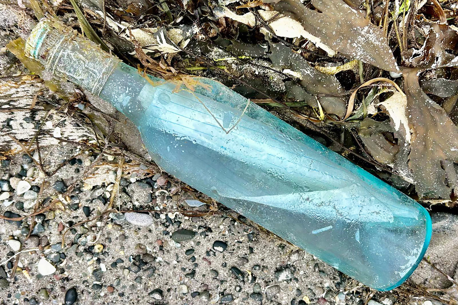 Lovers' message in a bottle found 13 years later and 2,000 miles away