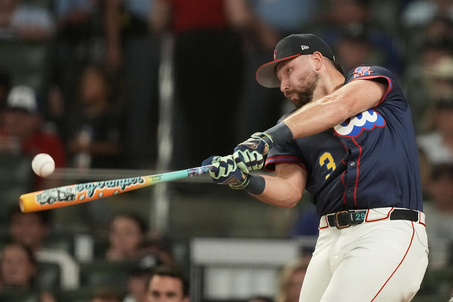 Seattle's Cal Raleigh becomes first catcher and switch-hitter to win Home Run Derby