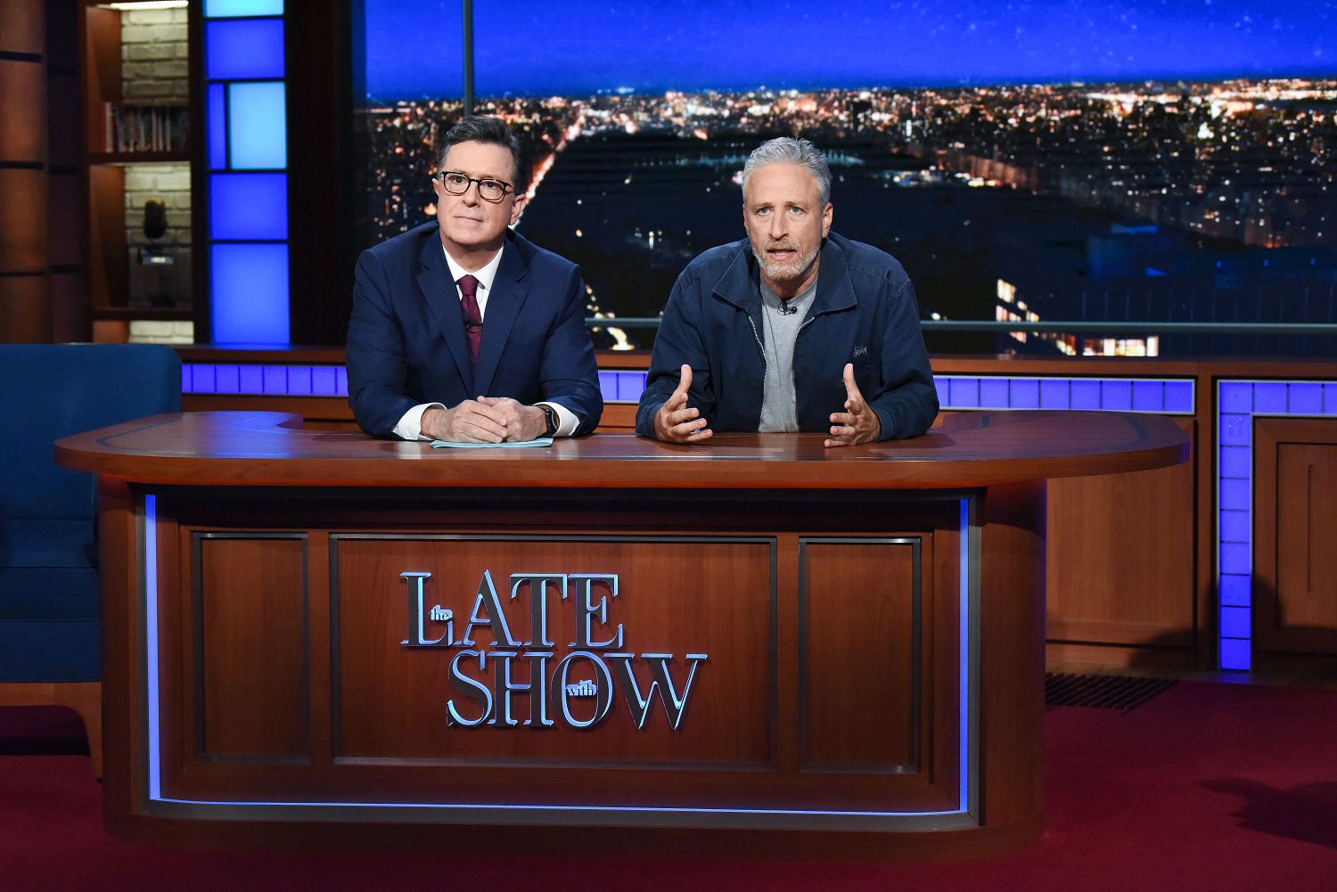 Stewart skewers CBS, Paramount over Colbert cancellation: ‘Not the moment to give in’