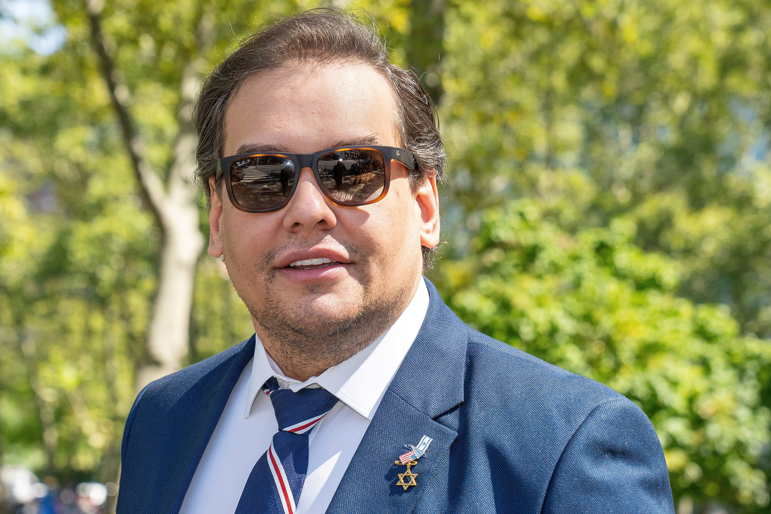George Santos to report to prison for 7-year fraud sentence after flurry of morbid messages