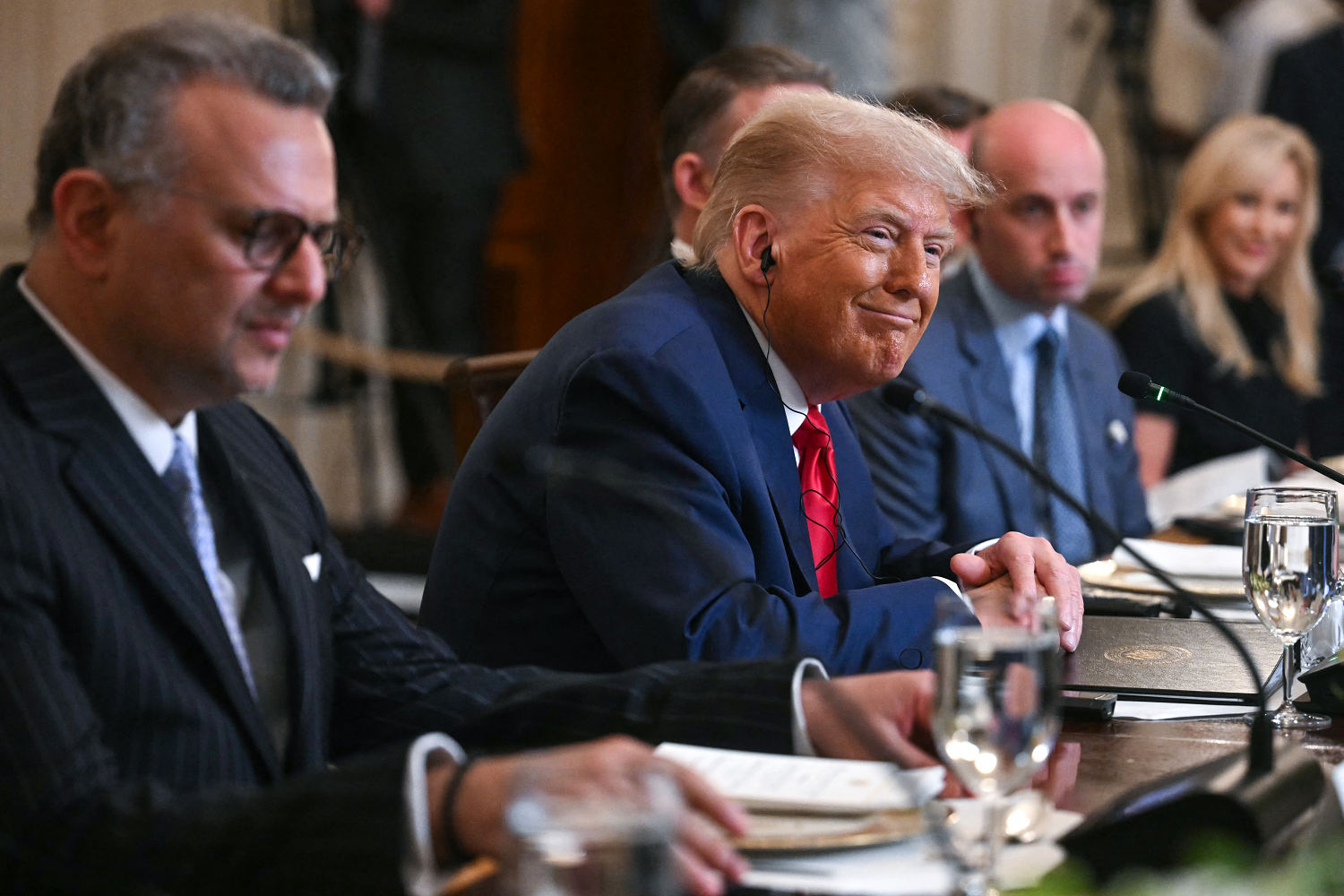 Trump praises Liberian president’s English, the official language of Liberia