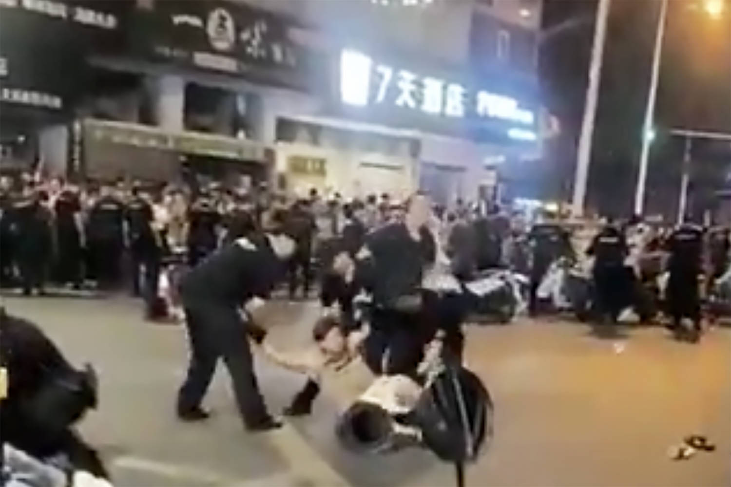 Attack on teenage girl sparks rare protests in China as video goes viral