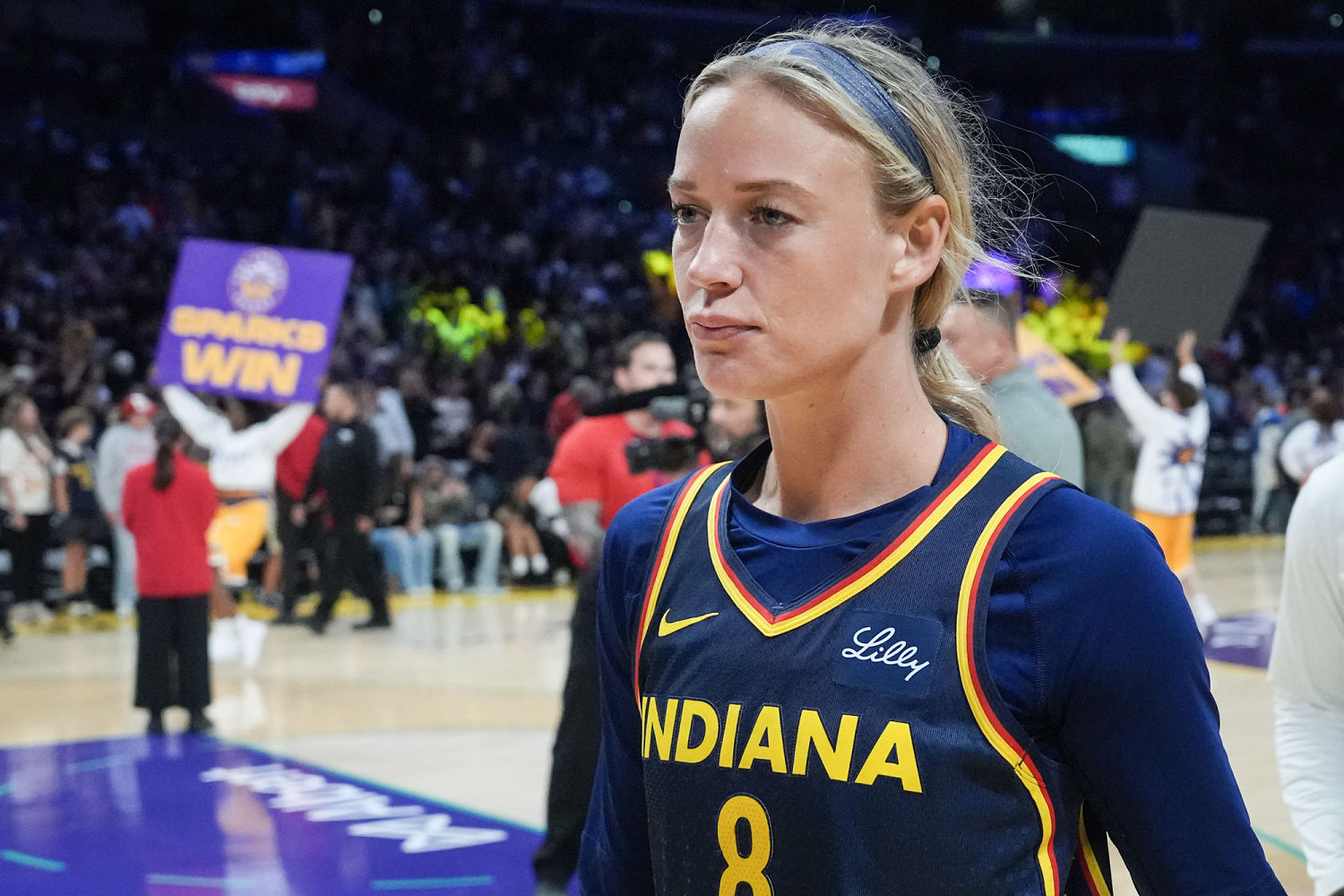 Sex toy thrown on court during Fever-Sparks game in L.A., third such WNBA incident in a week