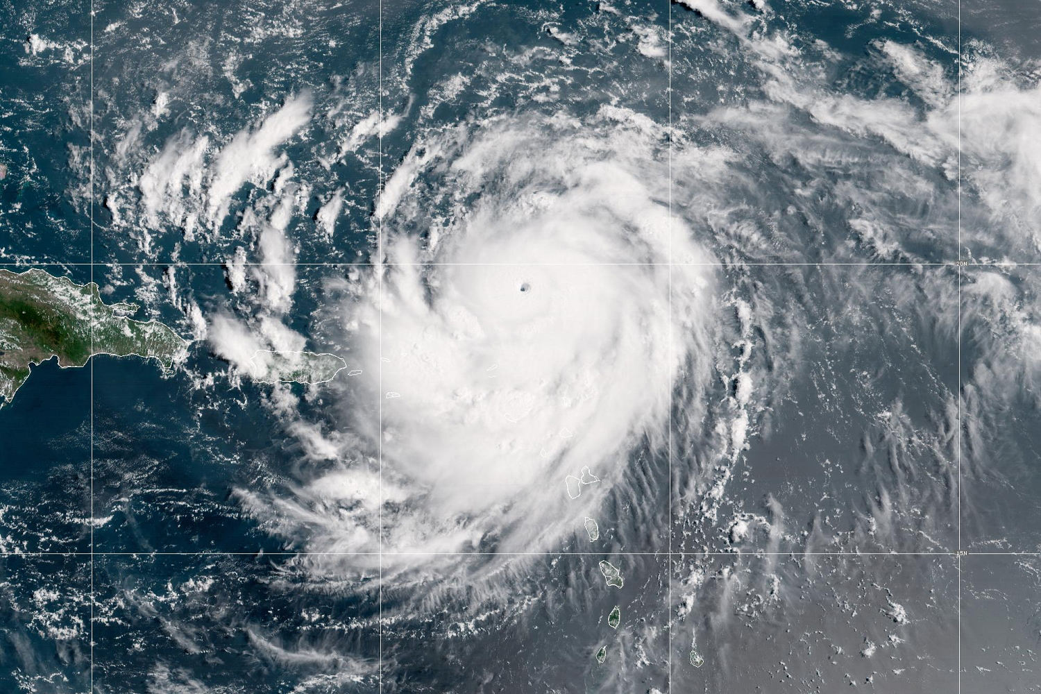 Hurricane Erin rapidly strengthens to Category 5 storm near the Caribbean