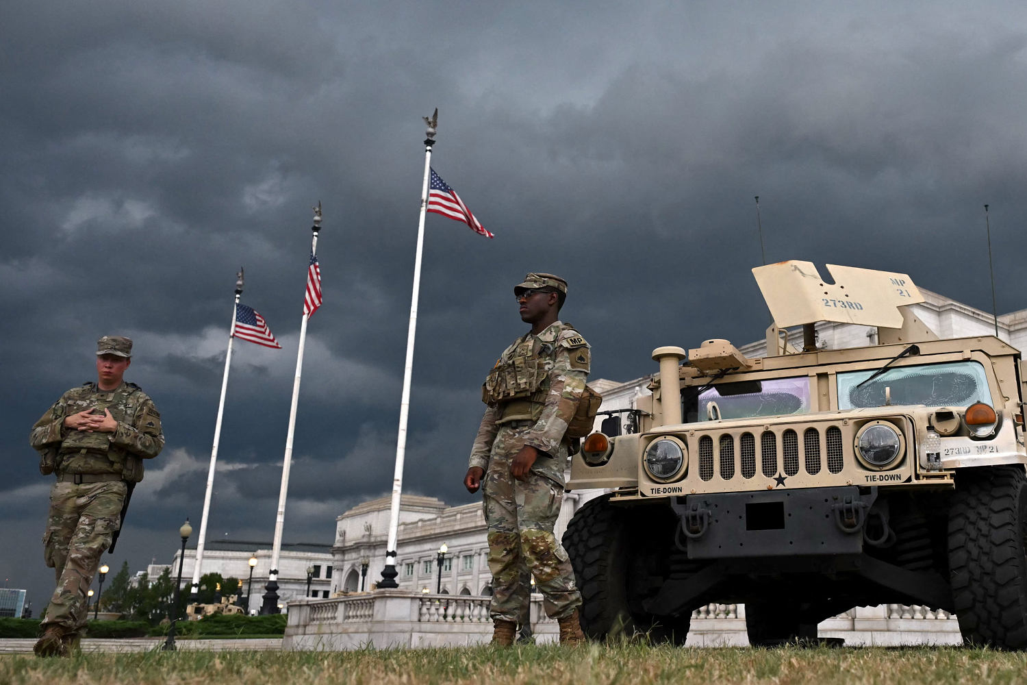 As Trump militarizes the nation’s capital, his ‘proof’ of success falls apart